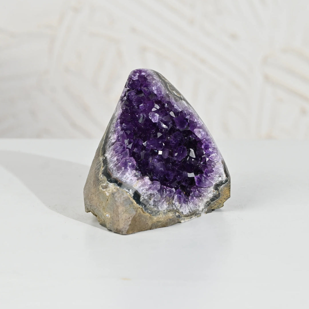 Natural Amethyst Geode 546g - Raw Crystal for Healing