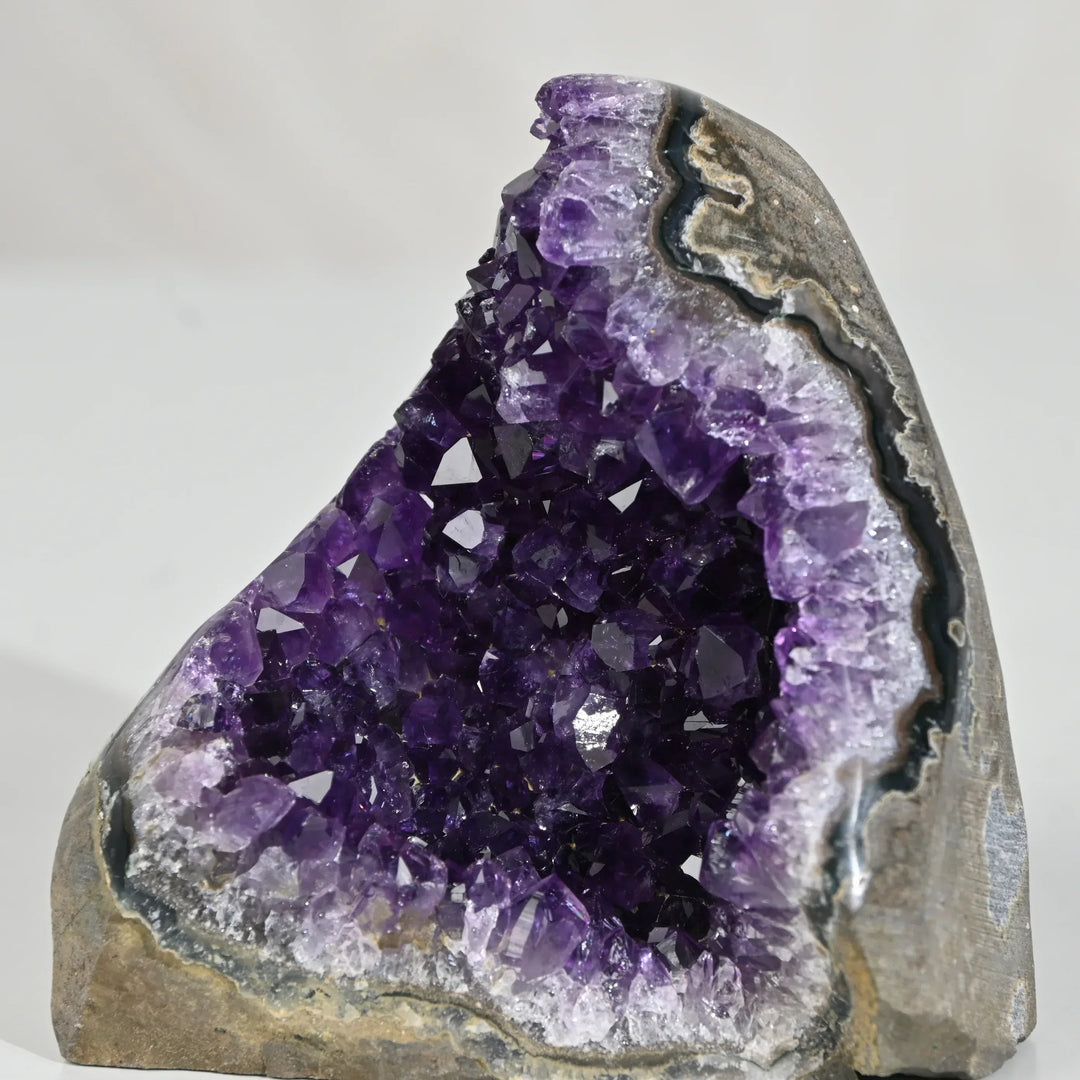 Natural Amethyst Geode 546g - Raw Crystal for Healing