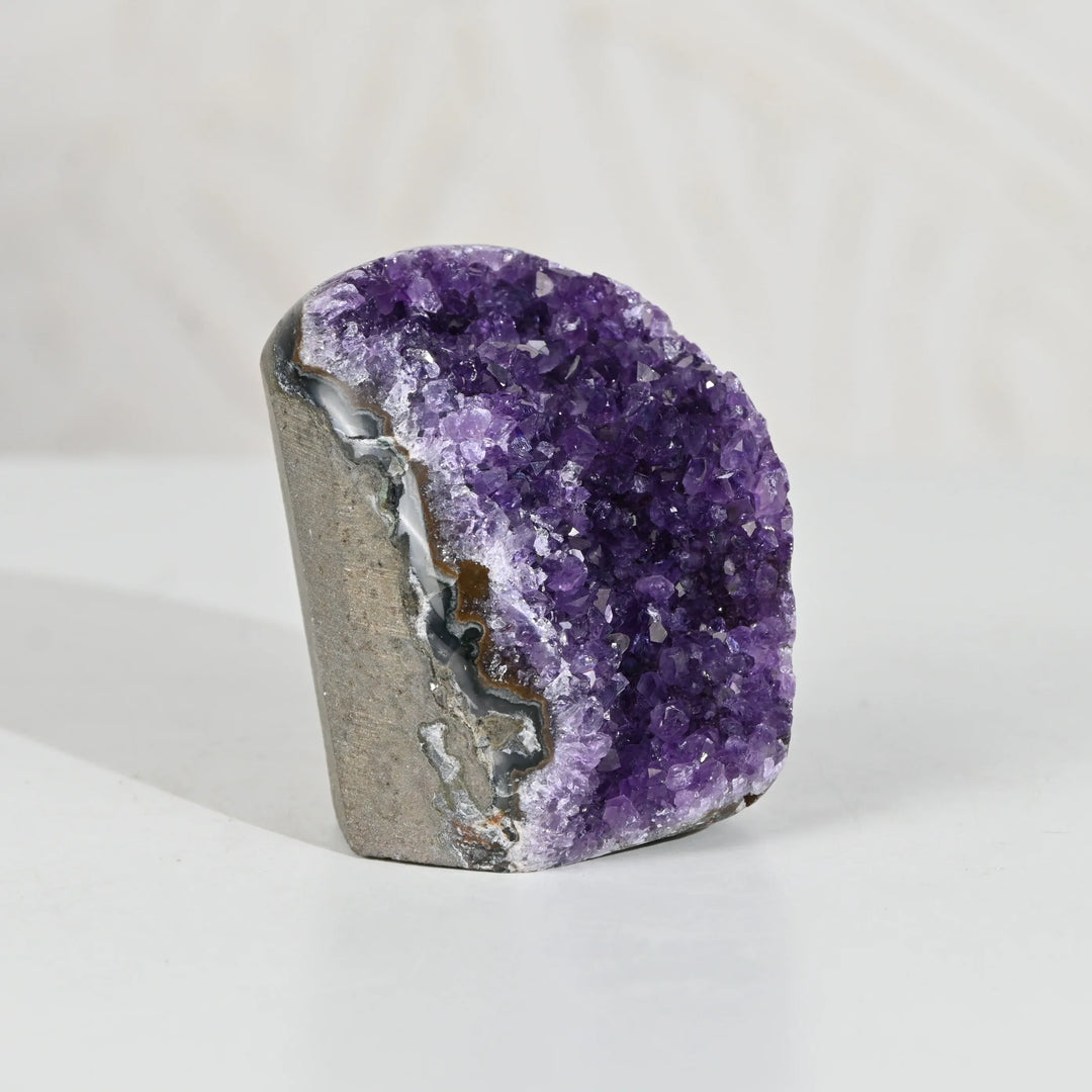 Natural Amethyst Geode 394g - Raw Crystal for Healing