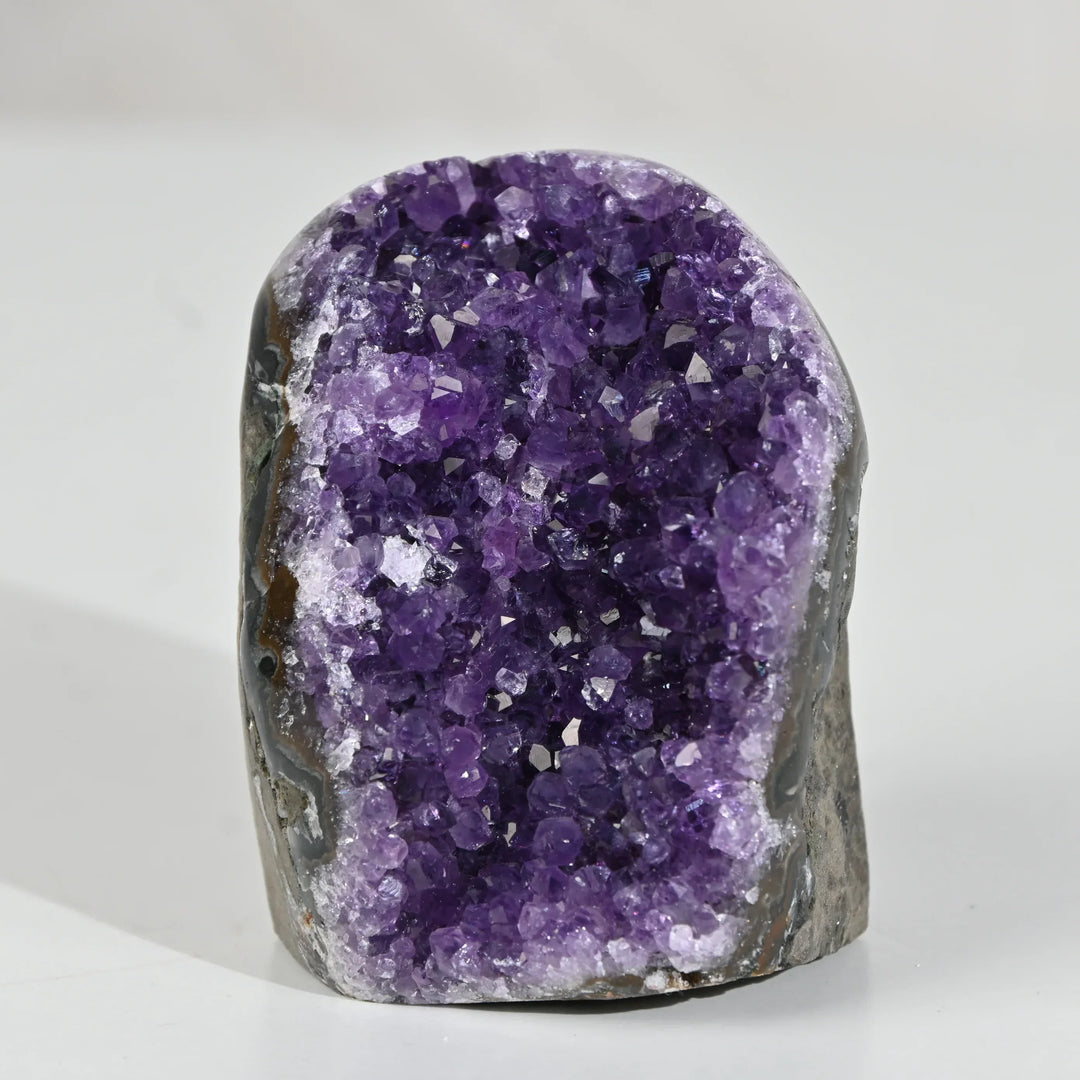 Natural Amethyst Geode 394g - Raw Crystal for Healing