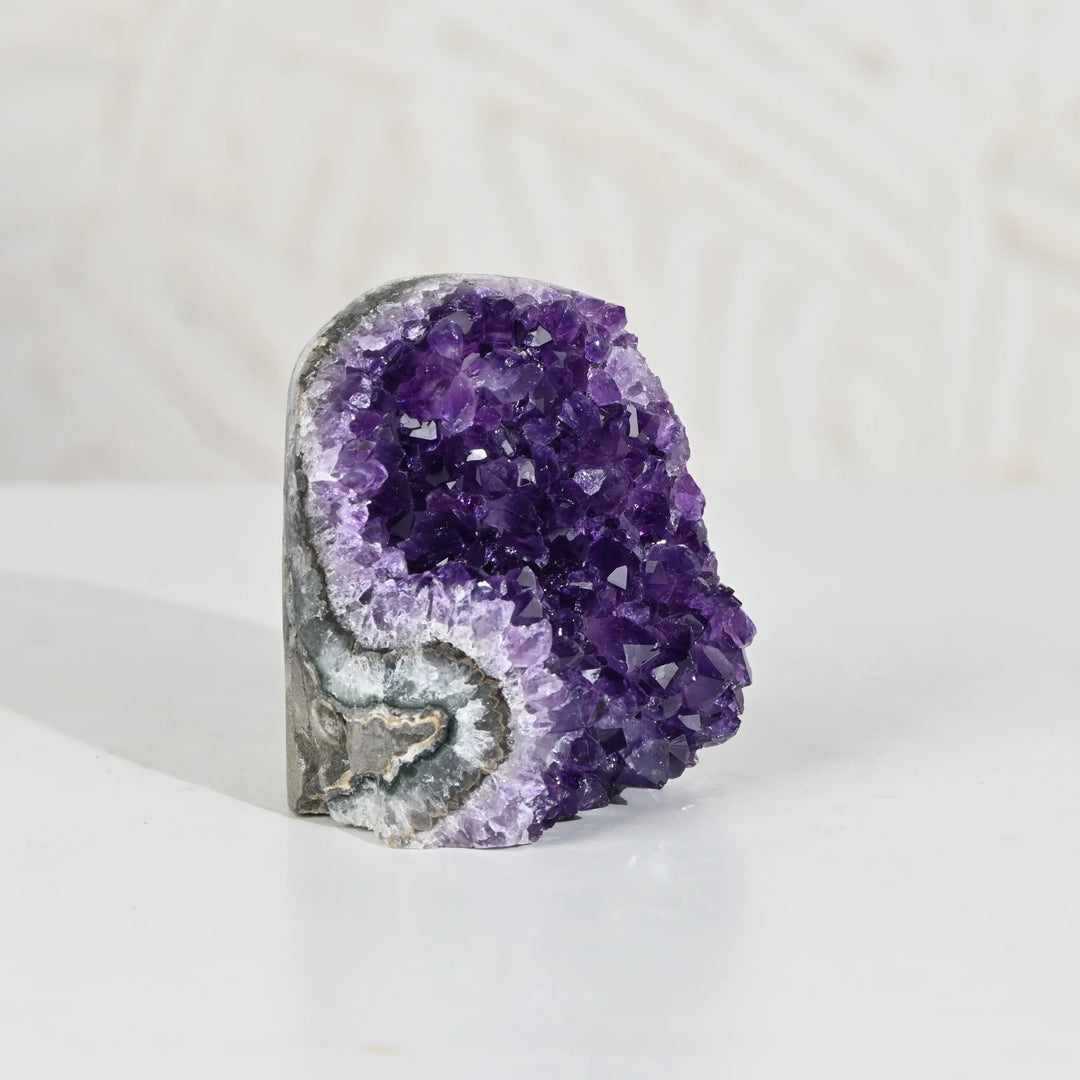 Natural Amethyst Geode 468g - Raw Crystal for Healing