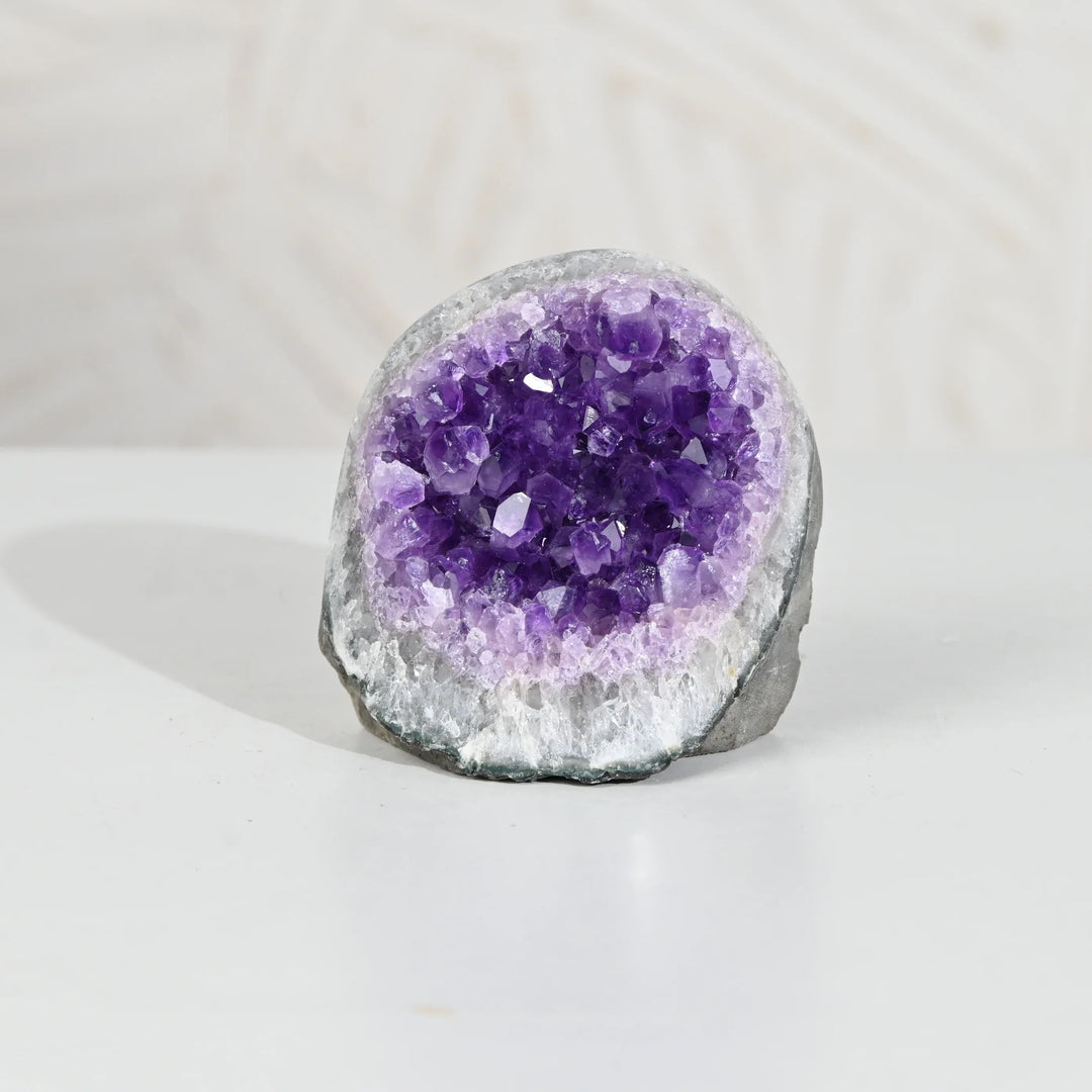 Natural Amethyst Geode 468g - Raw Crystal for Healing