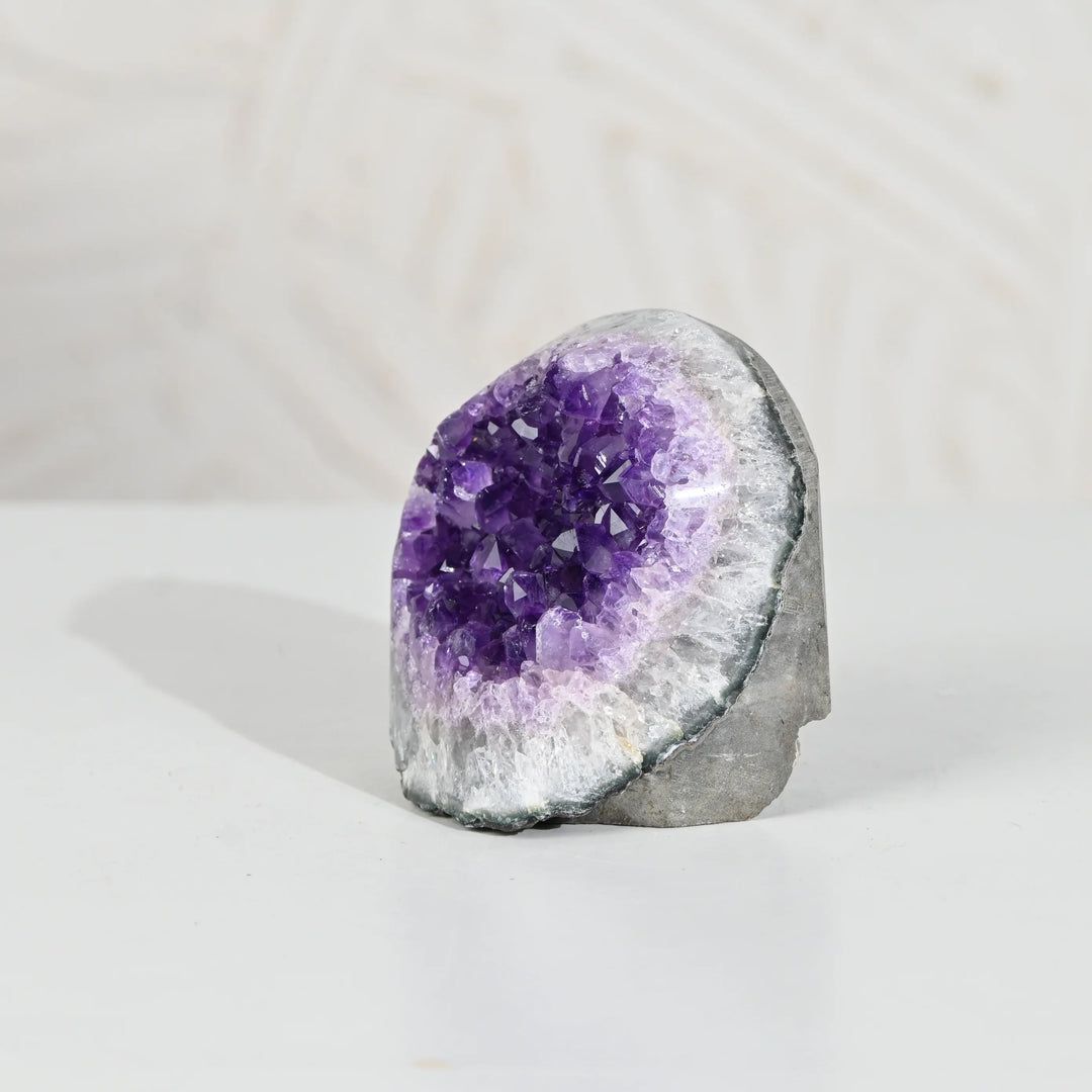 Natural Amethyst Geode 468g - Raw Crystal for Healing