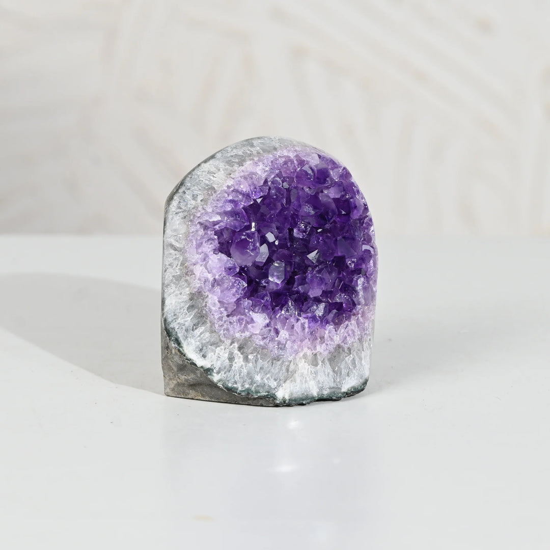 Natural Amethyst Geode 468g - Raw Crystal for Healing
