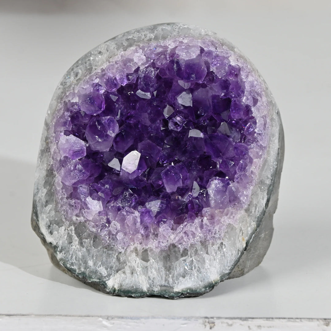 Natural Amethyst Geode 468g - Raw Crystal for Healing