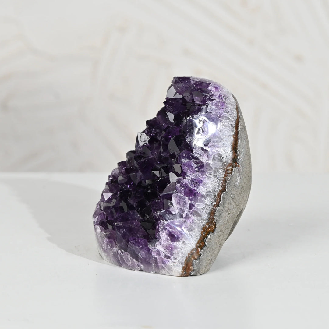 Natural Amethyst Geode 884g - Raw Crystal for Healing