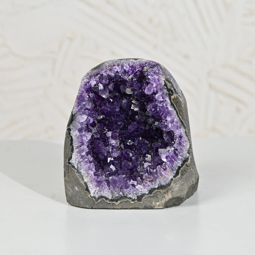 Natural Amethyst Geode 1464g - Raw Crystal for Healing