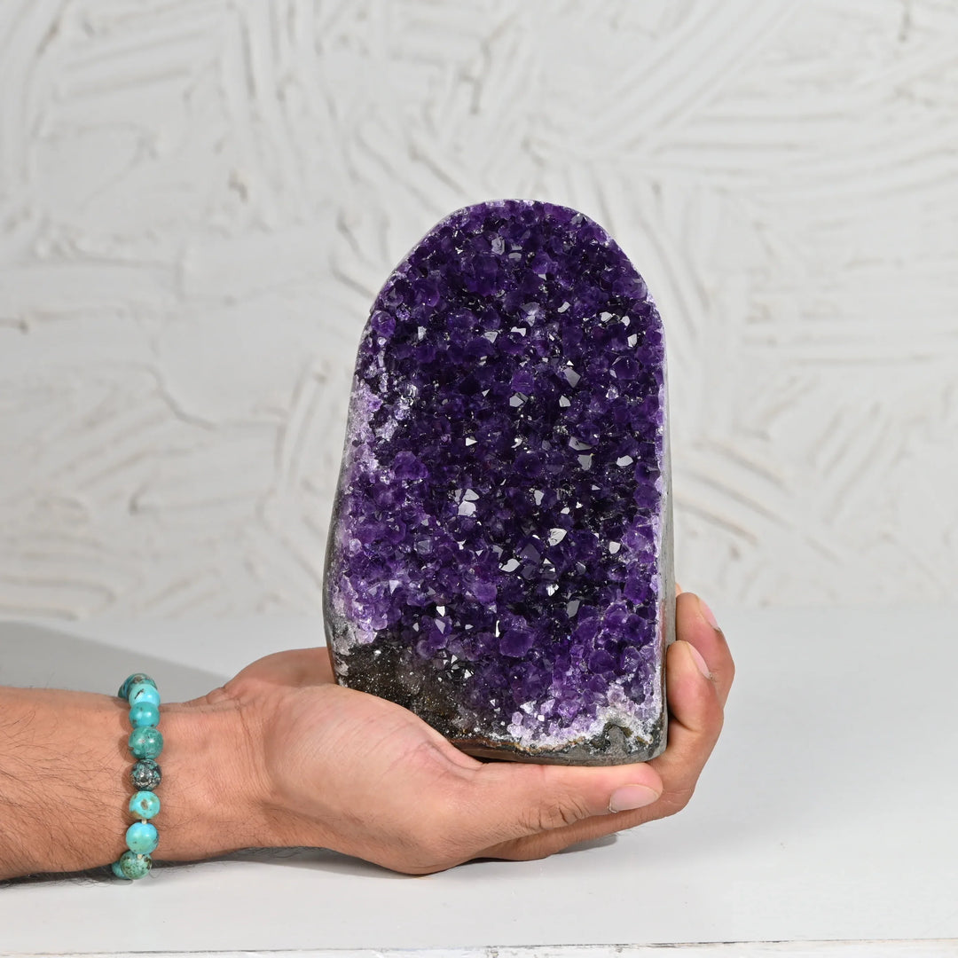 Natural Amethyst Geode 2095g - Raw Crystal for Healing