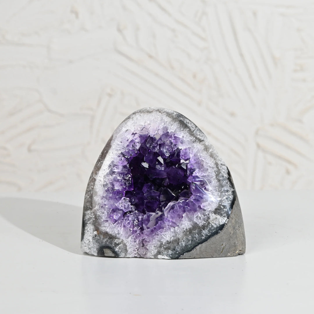 Natural Amethyst Geode 1238g - Raw Crystal for Healing