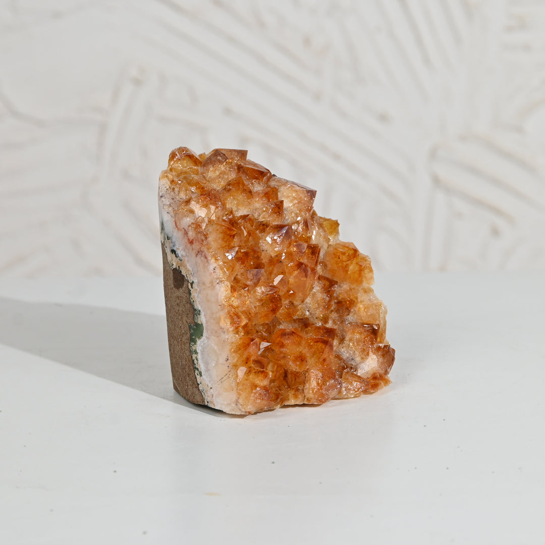 Raw Citrine Geode 796g – Natural Healing Crystal for Prosperity & Positivity