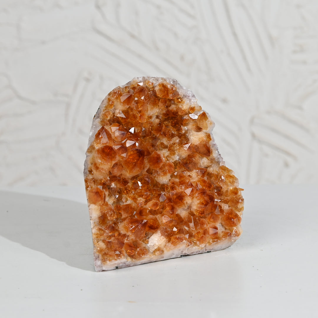 Citrine Cluster 1474g – Energy Crystal for Prosperity & Interior Styling