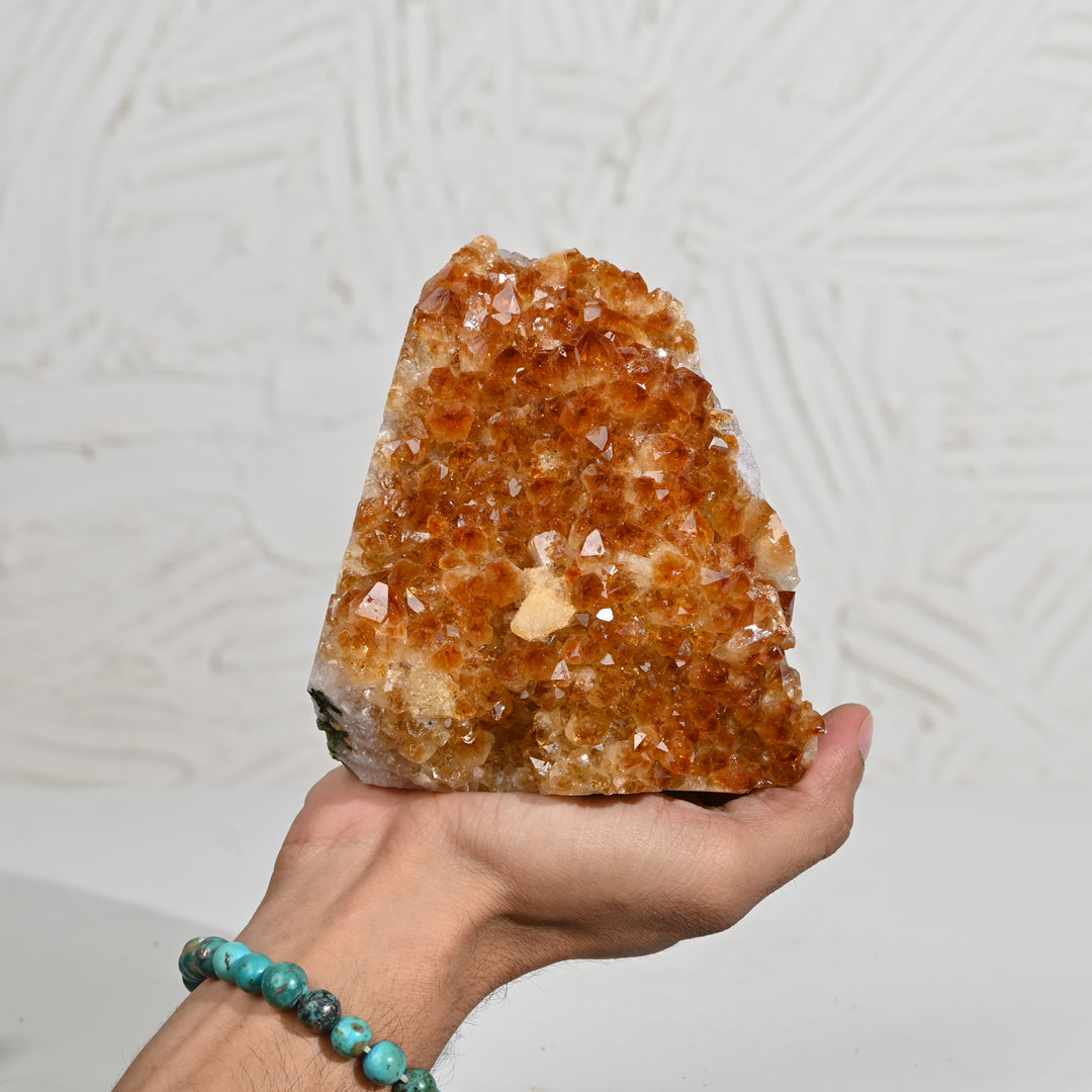 Premium Citrine Crystal 1630g – Natural Healing Stone for Wealth Attraction