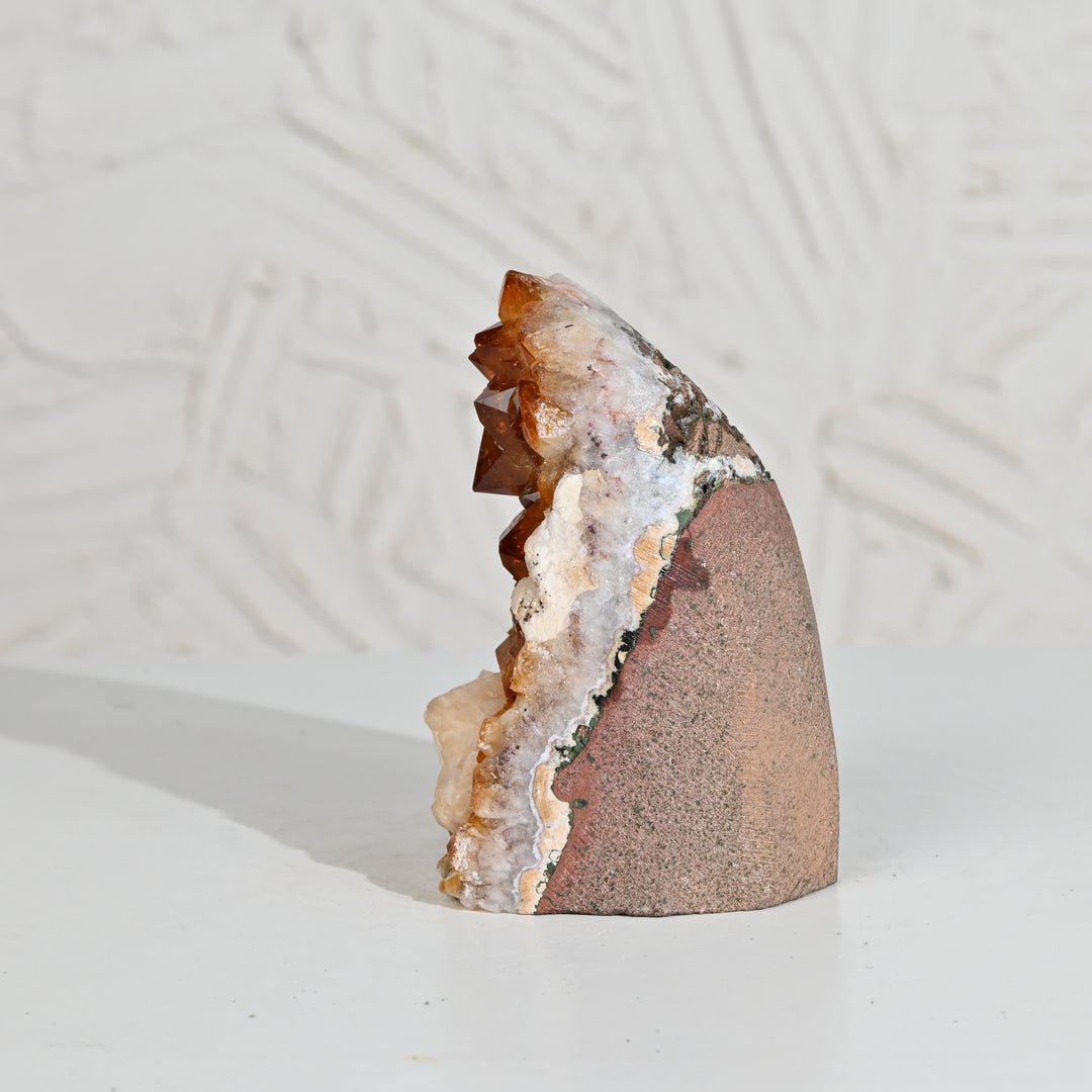 Citrine Geode 1108g – Raw Crystal for Abundance & Energy Flow