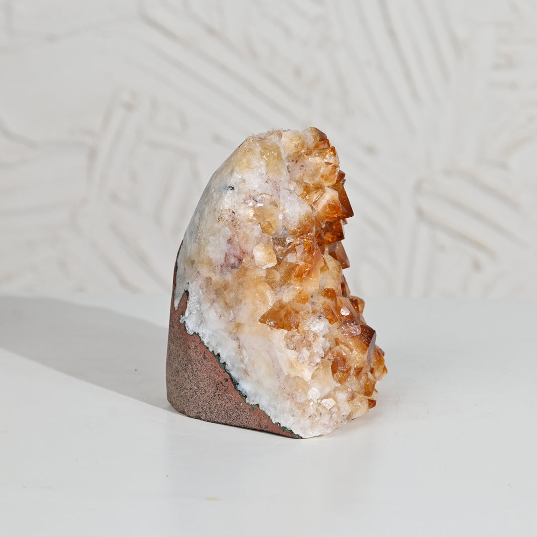 Raw Citrine Geode 1206g – Natural Healing Crystal for Prosperity & Positivity