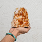 Load image into Gallery viewer, Raw Citrine Geode 1206g – Natural Healing Crystal for Prosperity &amp; Positivity