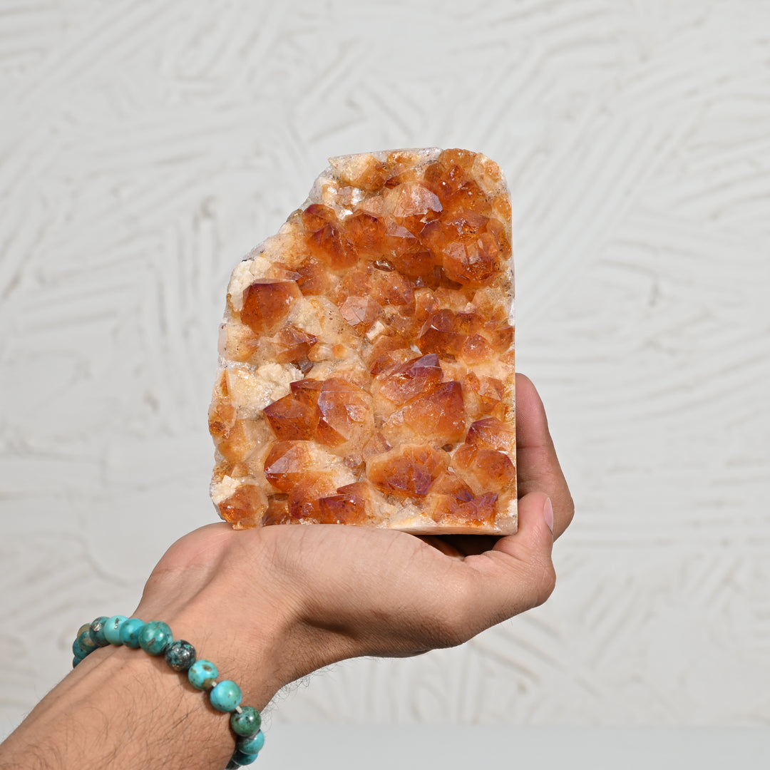 Citrine Crystal Cluster 1502g – Energy Stone for Abundance & Home Balance