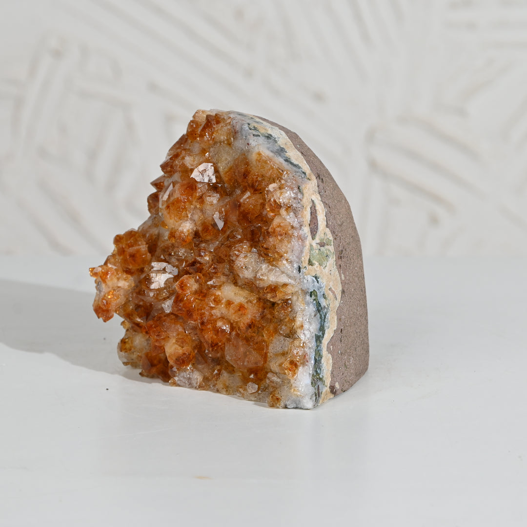 Natural Citrine Geode 1192g – Raw Healing Crystal for Wealth & Positive Energy