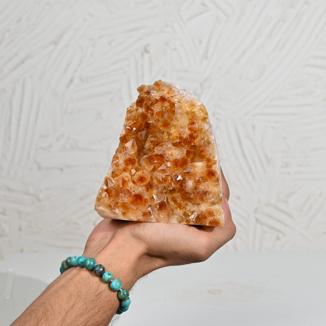 Citrine Crystal Cluster 1154g – Natural Healing Stone for Abundance