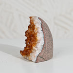 Load image into Gallery viewer, Citrine Geode 638g – Raw Crystal for Wealth Energy &amp; Home Decor