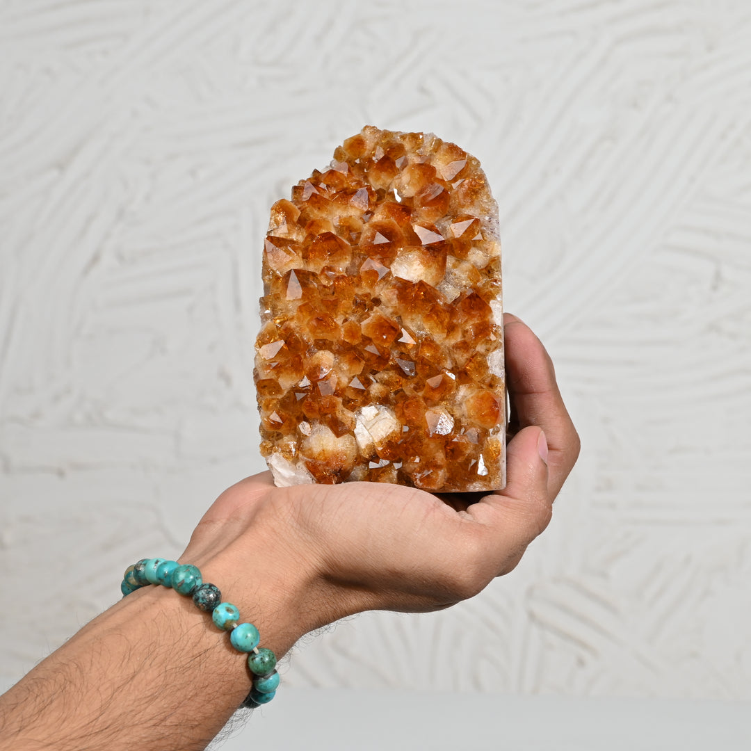 Natural Citrine Cluster 1397g – Healing Crystal for Prosperity & Positivity