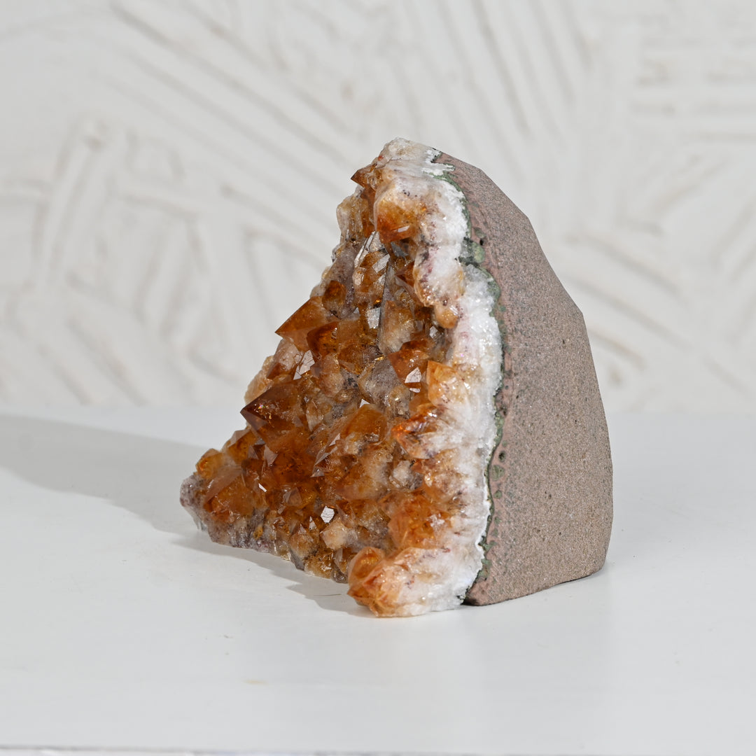 Citrine Cluster 1649g – Energy Crystal for Prosperity & Home Styling