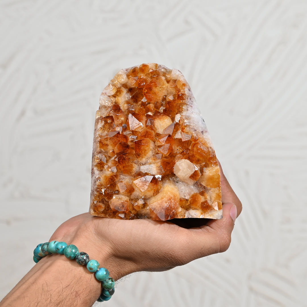 Premium Citrine Crystal 1329g – Natural Healing Stone for Wealth Attraction