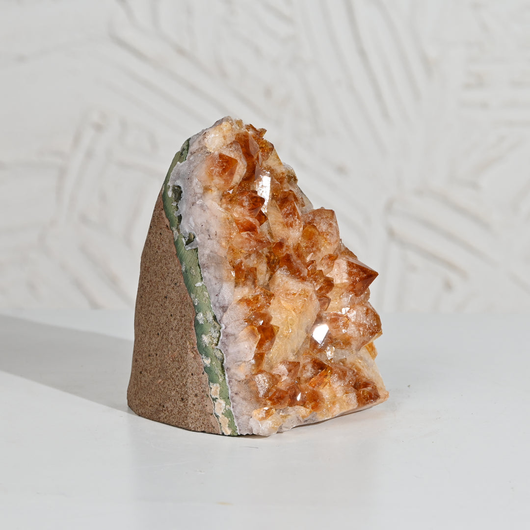 Citrine Geode 1218g – Raw Crystal for Abundance & Energy Flow
