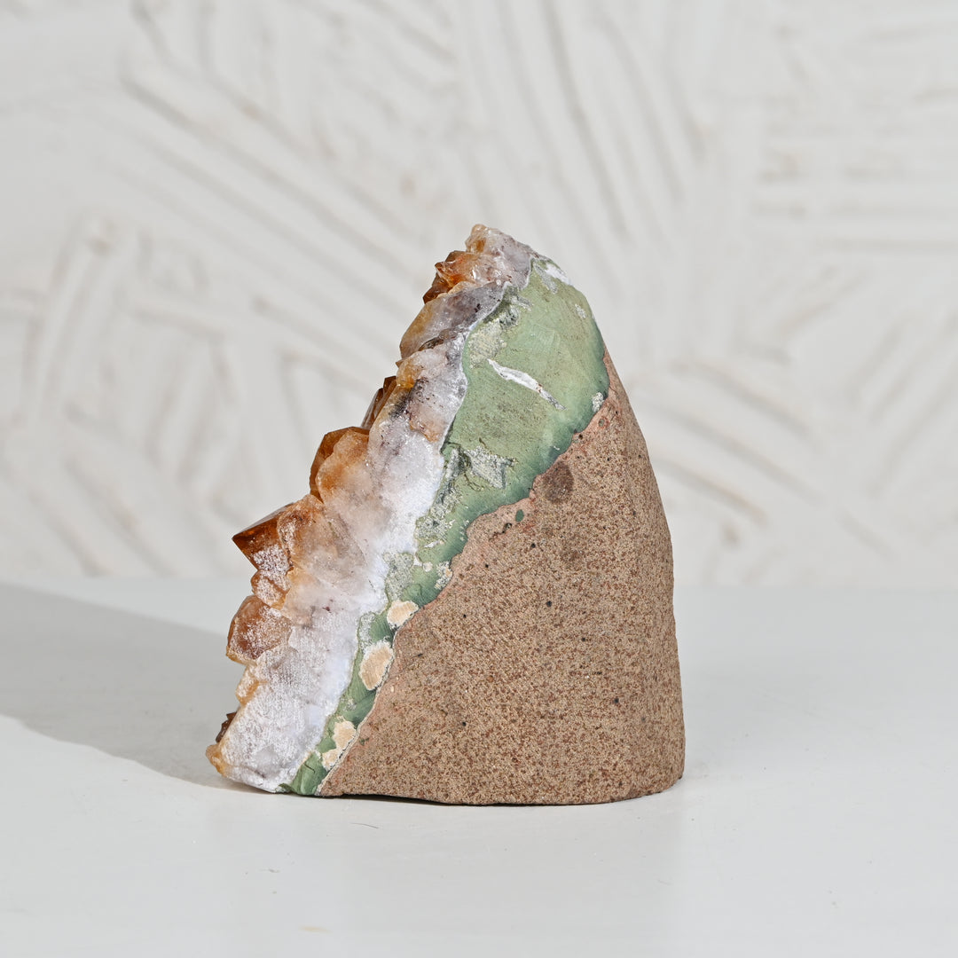 Citrine Geode 1218g – Raw Crystal for Abundance & Energy Flow
