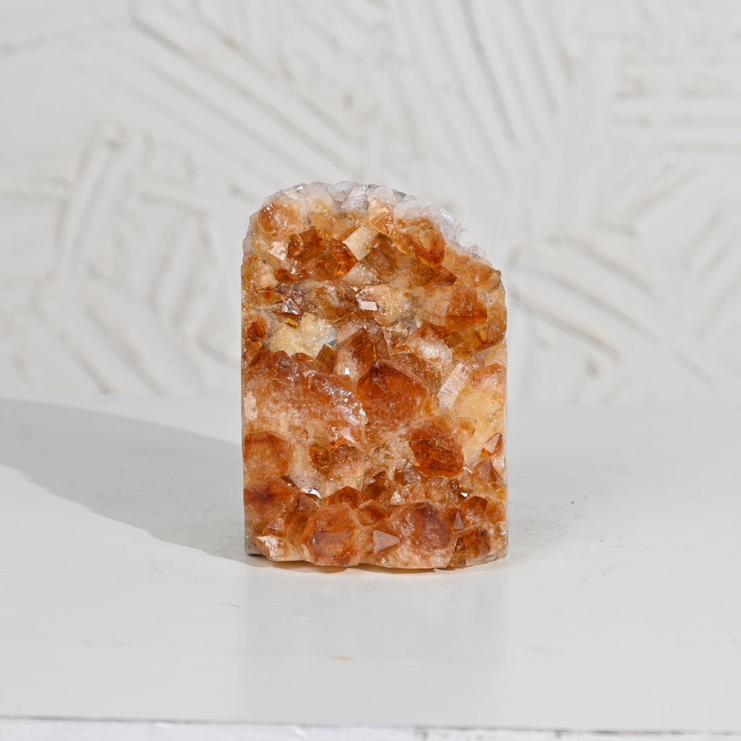 Natural Citrine Geode 1120g – Raw Healing Crystal for Wealth & Positive Energy