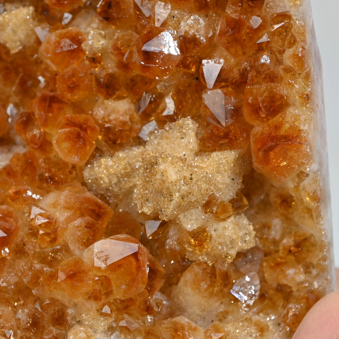 Natural Citrine Geode 1208g – Raw Healing Crystal for Wealth & Positive Energy