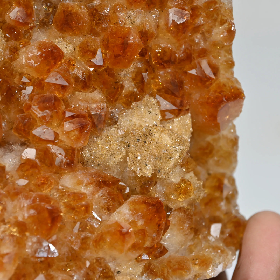 Natural Citrine Geode 1208g – Raw Healing Crystal for Wealth & Positive Energy