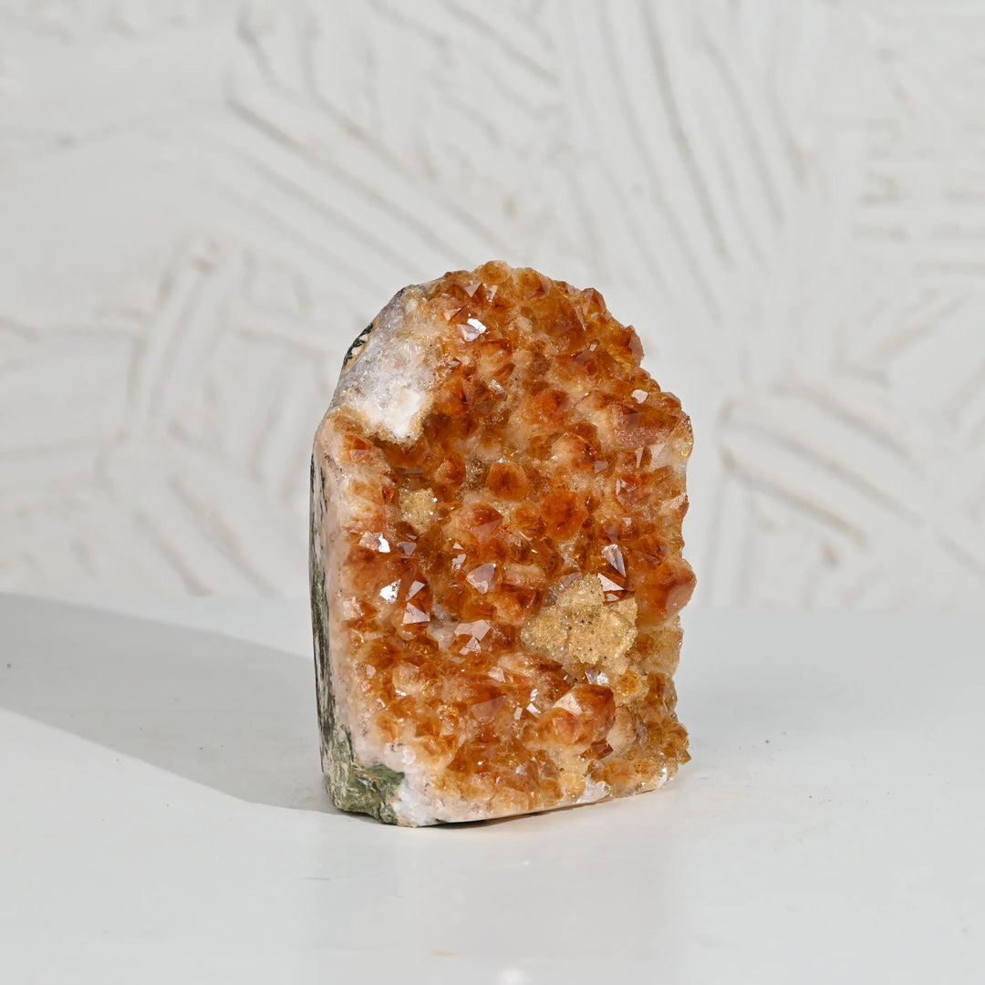Natural Citrine Geode 1208g – Raw Healing Crystal for Wealth & Positive Energy