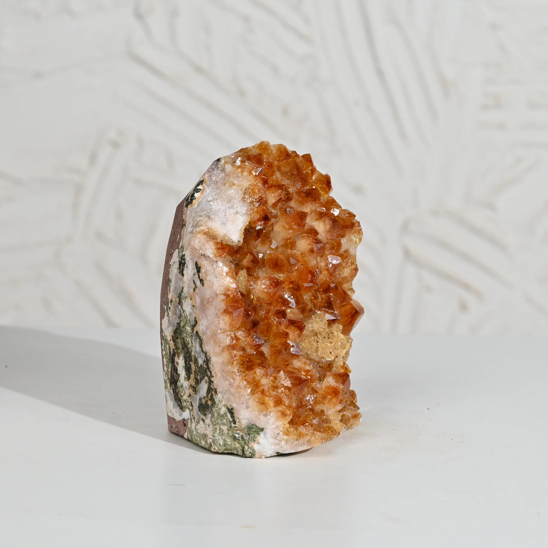 Natural Citrine Geode 1208g – Raw Healing Crystal for Wealth & Positive Energy