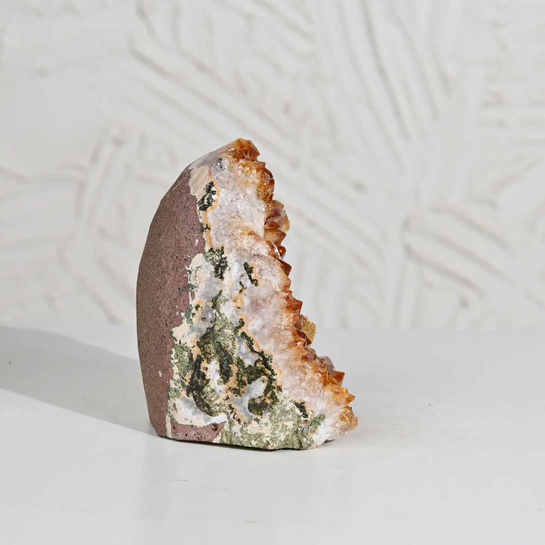 Natural Citrine Geode 1208g – Raw Healing Crystal for Wealth & Positive Energy