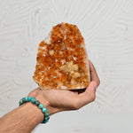 Load image into Gallery viewer, Natural Citrine Geode 1208g – Raw Healing Crystal for Wealth &amp; Positive Energy