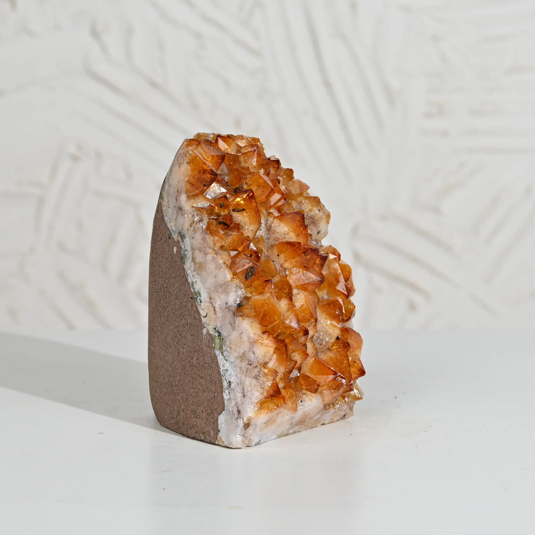 Citrine Geode 1538g – Raw Crystal for Wealth Attraction & Positive Vibes