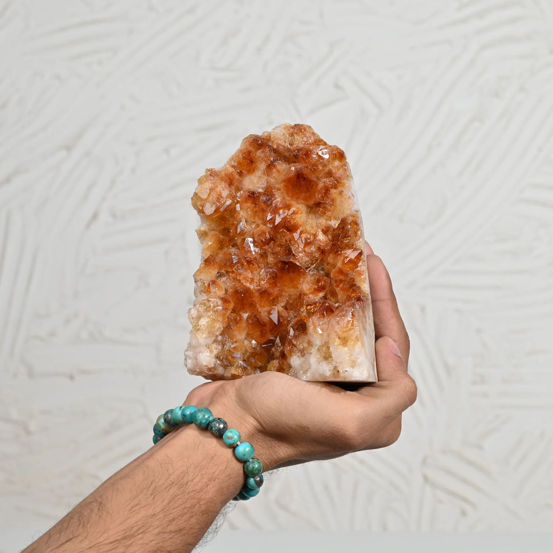 Citrine Stone 1130g – Natural Wealth Crystal for Home Decor & Energy