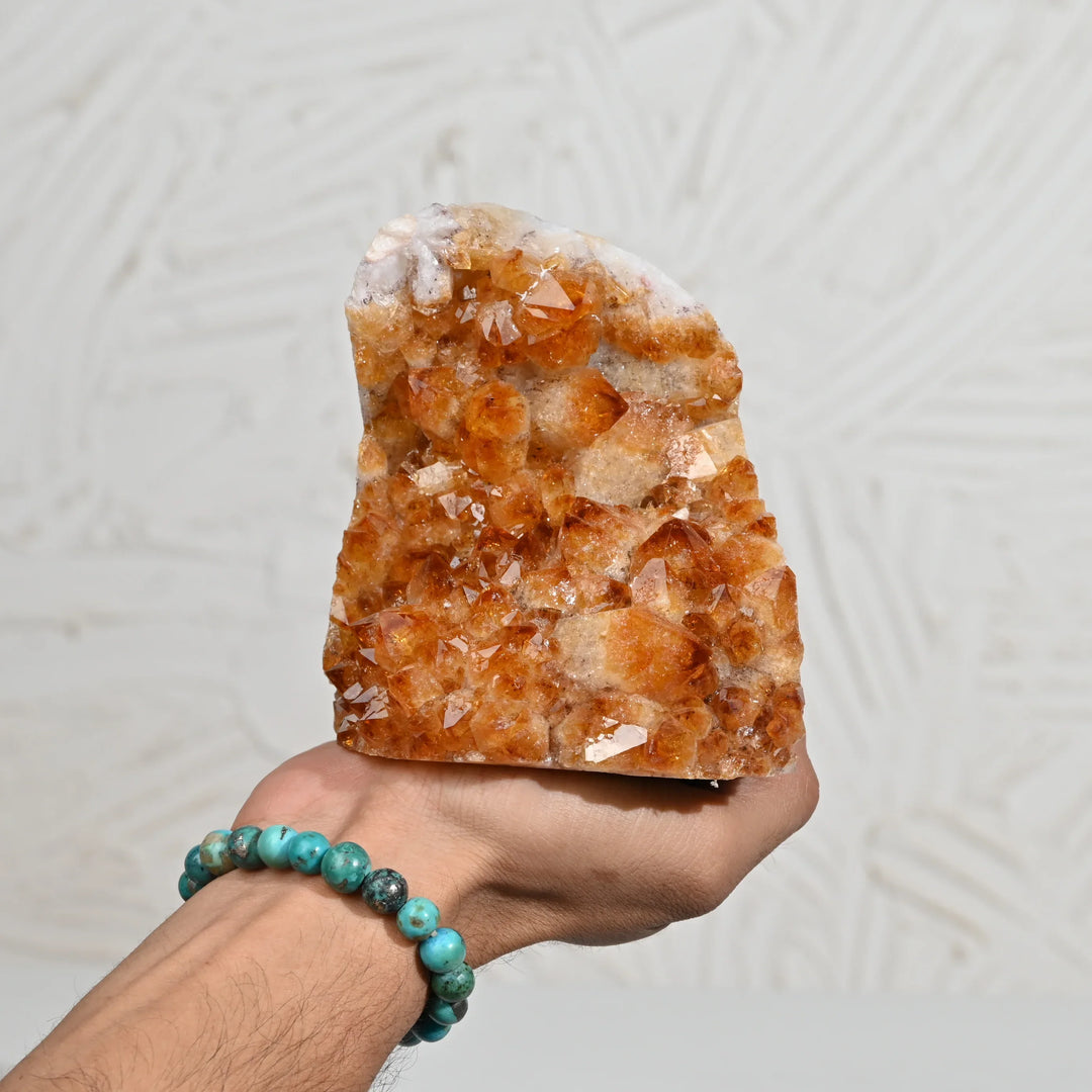 Citrine Crystal Cluster 1483g – Natural Energy Stone for Abundance & Balance