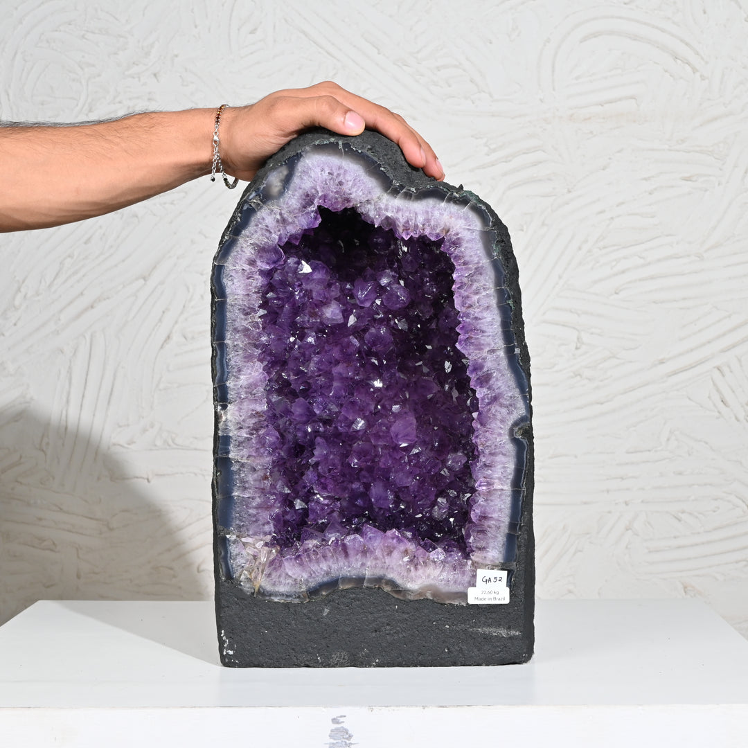Natural Amethyst Geode 22.60kg - Raw Crystal for Healing