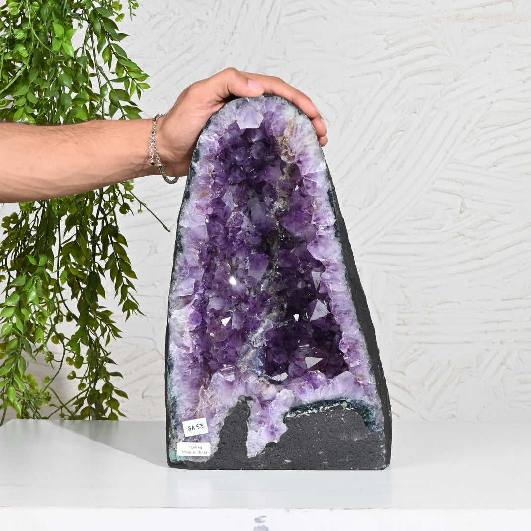 Natural Amethyst Geode 12.60kg - Raw Crystal for Healing