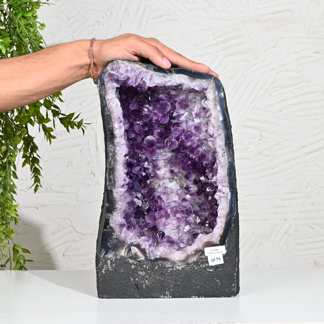 Natural Amethyst Geode 14.60kg - Raw Crystal for Healing
