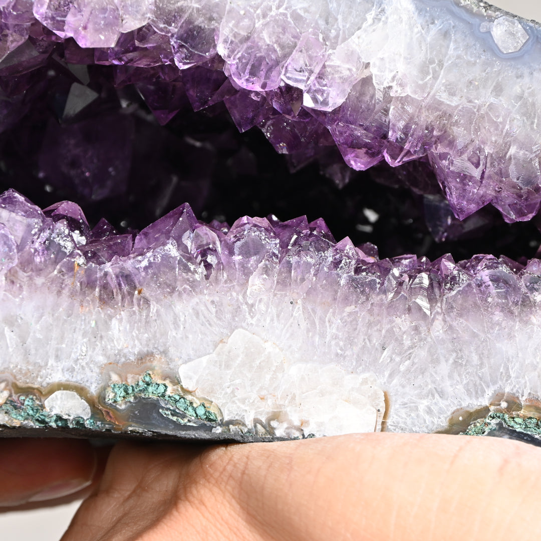 Natural Amethyst Geode 6.20kg - Raw Crystal for Healing