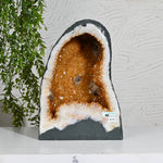Load image into Gallery viewer, Raw Citrine Geode 14.50kg – Luxury Crystal for Interior Styling &amp; Wealth Energy