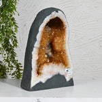 Load image into Gallery viewer, Raw Citrine Geode 14.50kg – Luxury Crystal for Interior Styling &amp; Wealth Energy