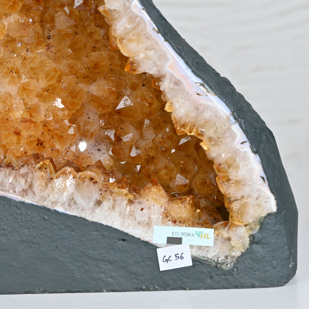 Premium Citrine Cluster 10.95kg – Natural Healing Crystal for Home & Office Positivity