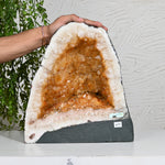 Load image into Gallery viewer, Giant Citrine Geode 21.75kg – Museum Grade Crystal for Wealth Energy &amp; Luxury Decor