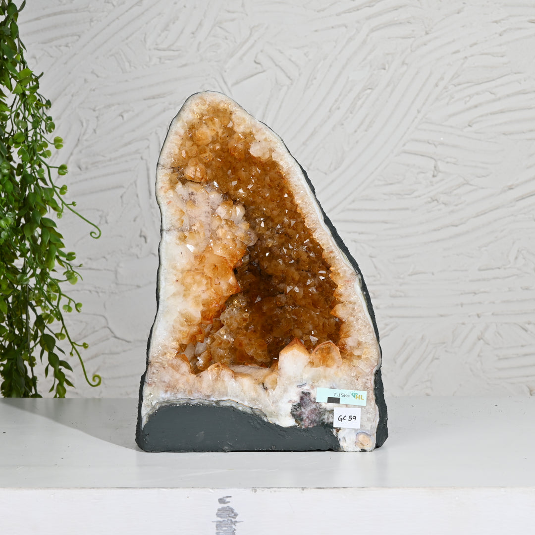 Citrine Crystal Cluster 7.15kg – Healing Stone for Abundance & Decor