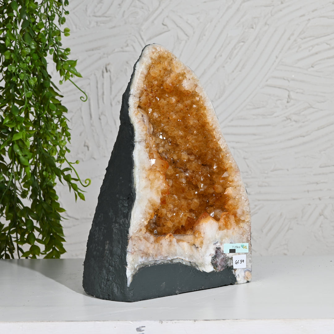Citrine Crystal Cluster 7.15kg – Healing Stone for Abundance & Decor