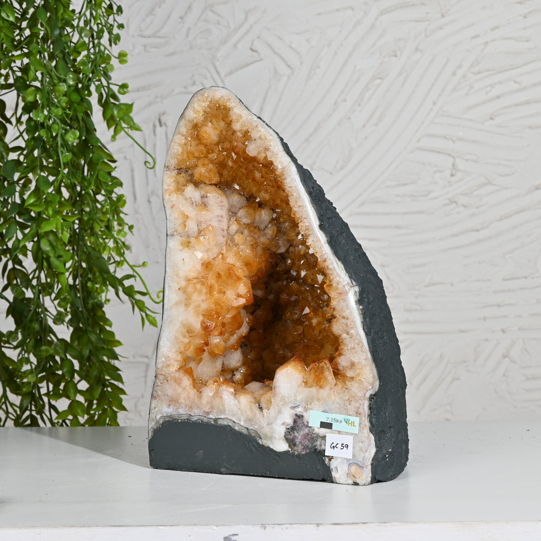Citrine Crystal Cluster 7.15kg – Healing Stone for Abundance & Decor