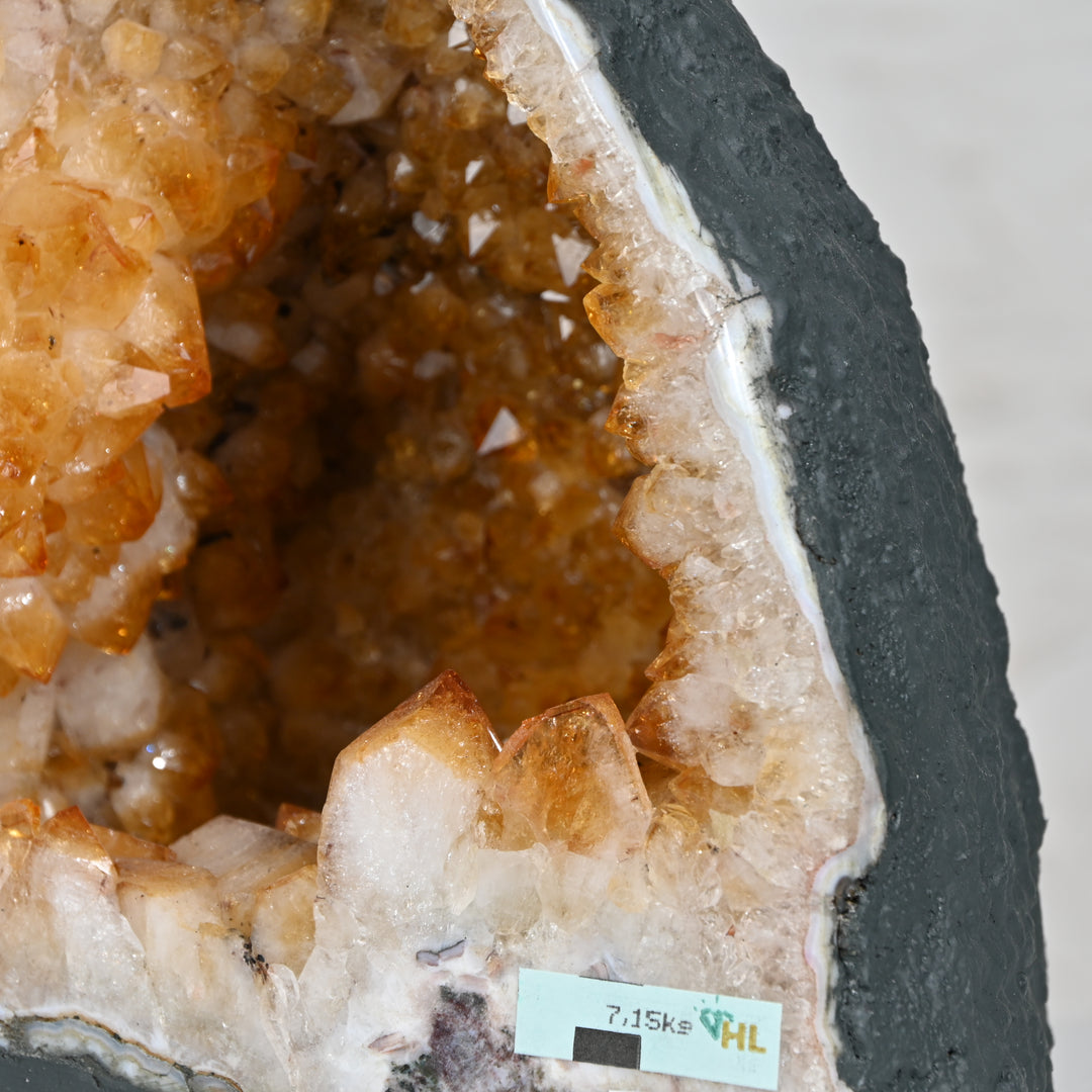 Citrine Crystal Cluster 7.15kg – Healing Stone for Abundance & Decor